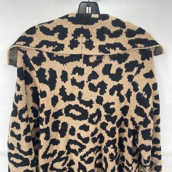 Torrid Womens Cardigan Sweater Longline Acrylic Stretch Sweater Brown Black 2 2X - Picture 3 of 13